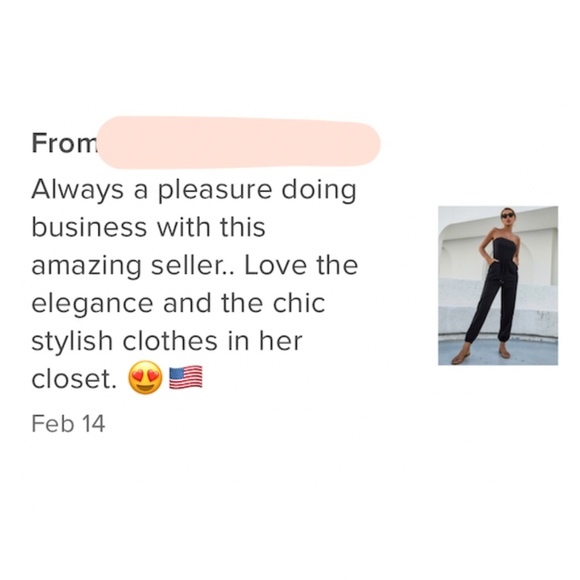 Strapless Tube Top Drawstring Black Jumpsuit - Picture 9 of 9